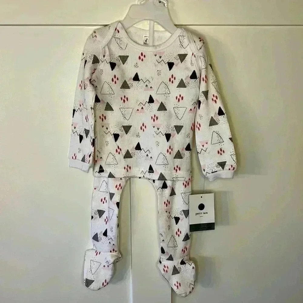 COPY - Petit Lem Baby  Pajama Set Thermal Kids Girl Boy Two Piece Set Baby Show…